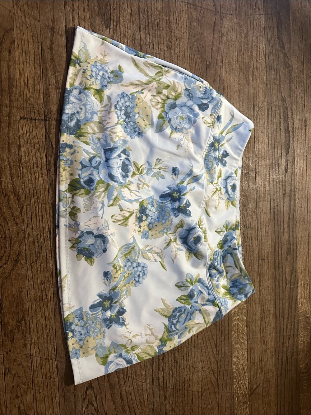 Floral Blue & White Mini Skort- Laura Ashley